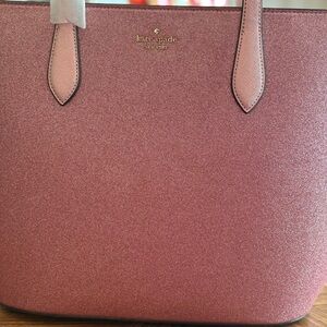Kate Spade Pink Glitter Tote Bag